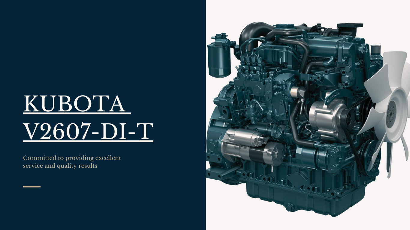 Discover the Efficiency: KUBOTA V2607-DI-T-E3B  Engine Specs